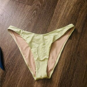 Victoria's Secret Light Yellow Bikini Bottom